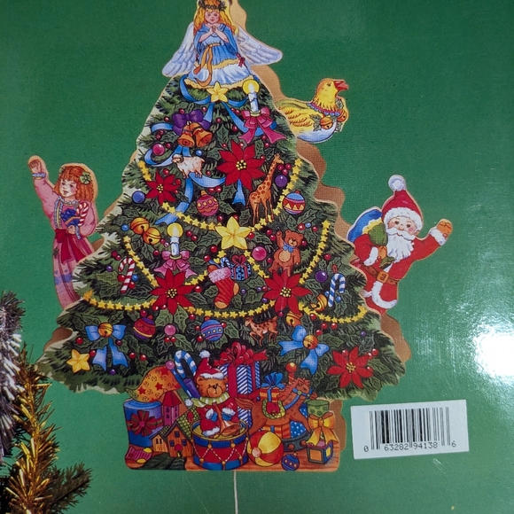 VTG Wooden Christmas Tree Motion Music Box  Works Table Shelf Decor Taiwan - Picture 13 of 14